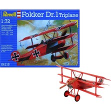 Revell Starter Kit Uçak Fokker Dr.1 Triplane 74116