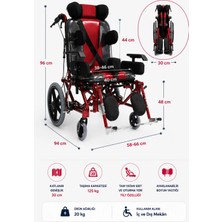 Poylin P958 Spastik Çocuk Sandalyesi