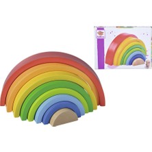 Simba Oyuncak Eichhorn Ahşap 8'li Gökkuşağı 100003458