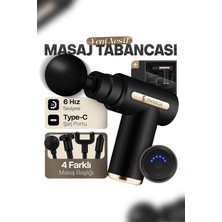 Ensiga 4 Başlıklı Masaj Aleti Yeni Nesil Şarjlı Masaj Cihazı Sporcu