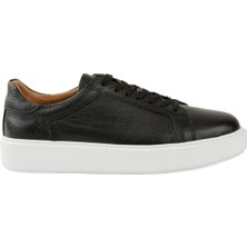 Pegia Hakiki Floater Deri Sneaker 500975 Siyah