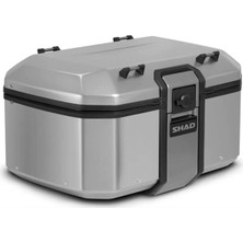 Shad Tr-55 Motosiklet Metal Arka Çanta Titanyum