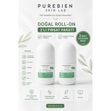 PUREBIEN SKIN LAB Doğal Roll On Kadın 2'li Fırsat