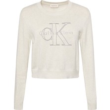 Calvin Klein Logo Outlıne Ls Top