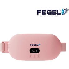 Fegel FG-N04 Akıllı Isıtmalı ve Titreşimli Bel - Karın Masaj Kemeri – Regl, Karın ve Bel Ağrı Hafifleten Masaj Cihazı