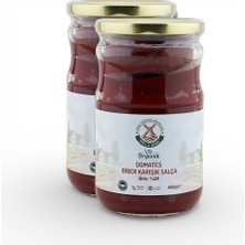 Mill & More Organik Tuzsuz Domates Biber Karışık Salça 2'li 650 gr