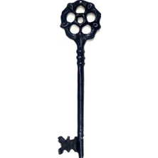 Skygo Çiçek Dekoratif Anahtar, 220X56 mm - Büyük Boy, Vintage, Retro, Çiçekli Stil Süs Aksesuar Anahtar
