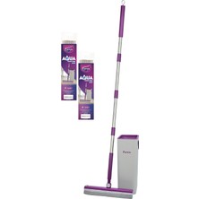Parex Aqua Mop Temizlik Seti + 2 Adet Yedek Mop Avantaj Paketi