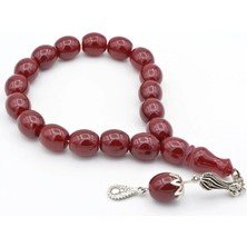 Murty99 Beyzi Kesim Bordo Toz Pres Kehribar Efe Maskot Tesbih