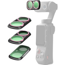 Telesin INSTA360 Luna Ultra Uyumlu Filtre Seti (Cpl+Vnd2-32+ Black Diffusion)