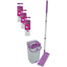 Parex Wondero Flat Temizlik Seti + 3 Adet Yedek Mop Avantaj Paketi