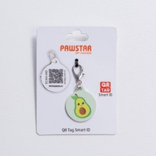 Pawstar Avocado Desenli Qr Tag Evcil Hayvan Künyesi Isimlik Pet Tag Köpek Künyesi Kedi Künyesi Qr Kodlu Künye