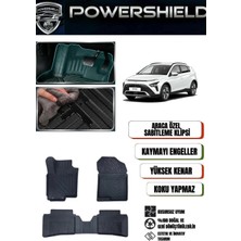 POWERSHIELD Hyundai Bayon 2021 ve Sonrası Uyumlu Araca Özel Premium 5D Havuzlu Oto Paspas Takımı
