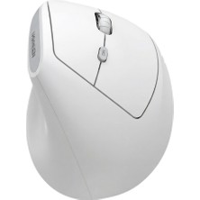 Ugreen Dikey Ergonomik Kablosuz Mouse, Bluetooth & 2.4ghz, 4000 Dpi, Beyaz (Pilli), 95902B