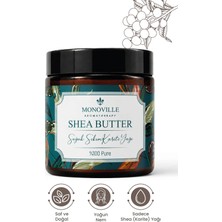 Monoville Shea Butter 100 ml Soğuk Sıkım Saf ve Doğal (Karite Yağı)