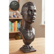 Craft 3d Atölye Ronaldo(15 Cm Boyunda)  Beton Biblo Figür- Paketi İle Beraber