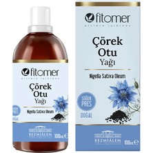 Fitomer Çörekotu Yağı 100 ml Soğuk Pres Yöntemiyle Elde Edilmiş Doğal Yağ