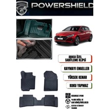 POWERSHIELD Hyundai İ20 2020 ve Sonrası Uyumlu Araca Özel Premium 5D Havuzlu Oto Paspas Takımı