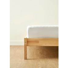Bella Maison Sıvı Geçirmez Pamuklu Kapitoneli Fitted Yatak Alezi Beyaz (100X200 Cm)