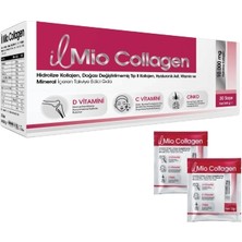 Renatus Il Mio Collagen Hidrolize Kolajen, Doğası Değiştirilmemiş Tip Iı Kolajen, Hyaluronik Asit, Vitamin ve Mineral Içeren Takviye Edici Gıda