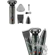 Astraltech Tıraş Makinesi Profesyonel 3ın1 Dijital Göstergeli 3 Başlıklı Erkek Bakım