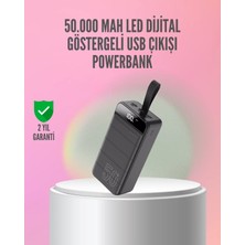 Astraltech 50.000 Mah Ultra Güçlü 4 USB Çıkışlı, LED Dijital Göstergeli, Destekli Taşınab