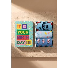 Katia & Bony Unisex Birthday Kutulu 3'lü Soket Çorap