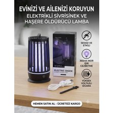 Segy Home Elektrikli Sinek Öldürücü Lamba USB Şarjlı Taşınabilir Tasarım UV Işıklı  Sessiz Çalışma