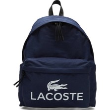 Lacoste 31*41 Boyut 15 Inç Baskılı Unisex Sırt Çantası Lacivert