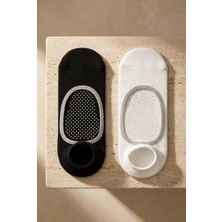 Bony Socks Kadın 2'li Asta Yoga / Pilates Step Çorap Siyah / Beyaz