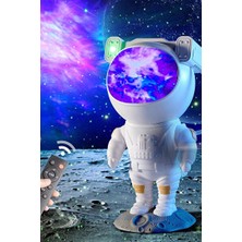 Velmora Yıldızlı Gökyüzü Projeksiyonlu Duvar Lambası - Astronot ve Galaksi Teması | Masa ve Gece Lambası