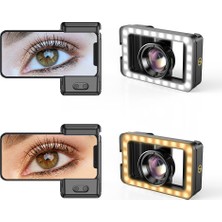 Apexel Yeni 3'ü 1 Arada Cep Telefonu Lens Klipsi ve Dolgu Işığı ile 100MM Makro Lens Kiti