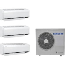 Samsung Windfree™ 12+12+24 Btu/h+ 10 Kw Dış Ünite A++ 3600 Btu Multi Inverter Duvar Tipi Klima