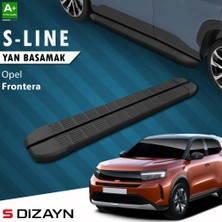 Drs Tuning S-Dizayn Opel Frontera S-Line Siyah Yan Basamak 183 cm 2024 Üzeri A+ Kalite