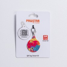 Pawstar Monsters Desenli Qr Tag Evcil Hayvan Künyesi Isimlik Pet Tag Köpek Künyesi Kedi Künyesi Qr Kodlu Künye