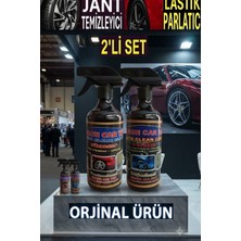 Ribbon Car Wax RB RODA (LASTİK PARLATICI )500 ML +RB RİMER (JANT TEMİZLEYİCİ ) 500 ML 2 Lİ SET- OTO BAKIM TEMİZLİK SETİ
