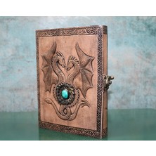 Sb Shopping Taşlı Deri Defter Model 8