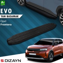 Drs Tuning S-Dizayn Opel Frontera Evo Siyah Yan Basamak 183 cm 2024 Üzeri A+ Kalite