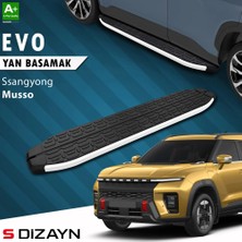 Drs Tuning S-Dizayn Ssangyong Musso Elektrikli Evo Aluminyum Yan Basamak 223 cm 2025 Üzeri A+ Kalite