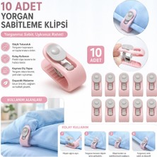 3b Trend 10 Adet Yorgan Sabitleme Klipsi Nevresim Yorgan Kaydırmaz Battaniye Çarşaf Sabitleyici