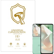 Microcase Motorola Razr 60 ile Uyumlu Full Tpu Ön Arka Nano Koruma- EKM103