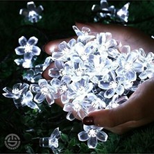 Velmora Güneş Enerjili Solar Çiçekli LED Bayçe, Dekoratif ve Ortam Aydınlatıcı | Masa ve Gece Lambası