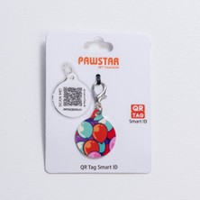 Pawstar Balloons Desenli Qr Tag Evcil Hayvan Künyesi Isimlik Pet Tag Köpek Künyesi Kedi Künyesi Qr Kodlu Künye