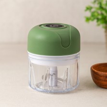 Gees Global USB Şarjlı Mini Doğrayıcı 250ML 45W 3 Bıçaklı