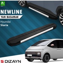 Drs Tuning S-Dizayn Hyundai Staria S-Line Krom Yan Basamak 233 cm 2021 Üzeri A+ Kalite