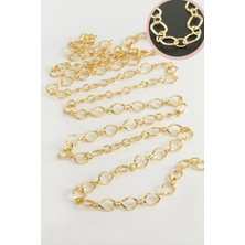 Gees Global 7 mm Noktalı Oval Zincir 1 Metre