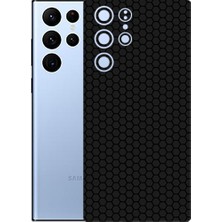 Kapps Samsung Galaxy S22 Ultra ile Uyumlu Bumper Serisi Premium Arka Kapak Kaplama(Kenarlar Yoktur!)