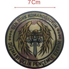 Işık Ticaret Sword Frekans Plastik Patch Karma Arma Çeşitleri Single Ben Türk Komandosuyum