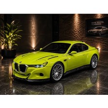 Scntoys Bmw 3.0 Csl Diecast Model Araba 1:24 Ölçek Bmw 3.0 Csl Yeşil Araba