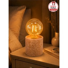 Velmora Kalp Şeklinde LED Ampullü Dekoratif Gece Lambası | Masa ve Gece Lambası